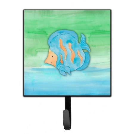 Carolines Treasures Blue Fish Watercolor Leash or Key Holder BB7419SH4